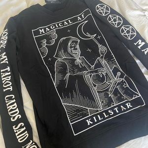 Killstar grim reaper magical long sleeve crew neck